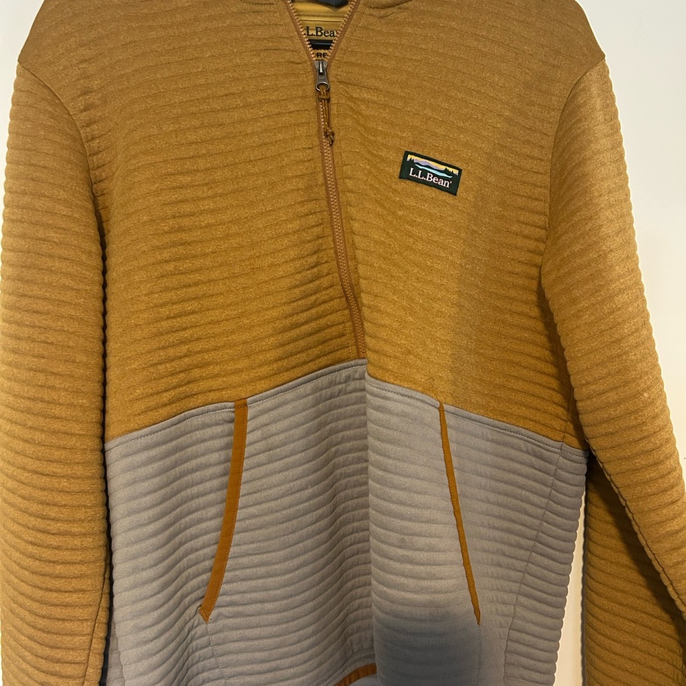 L.L. Bean Gold Quilted Jacket